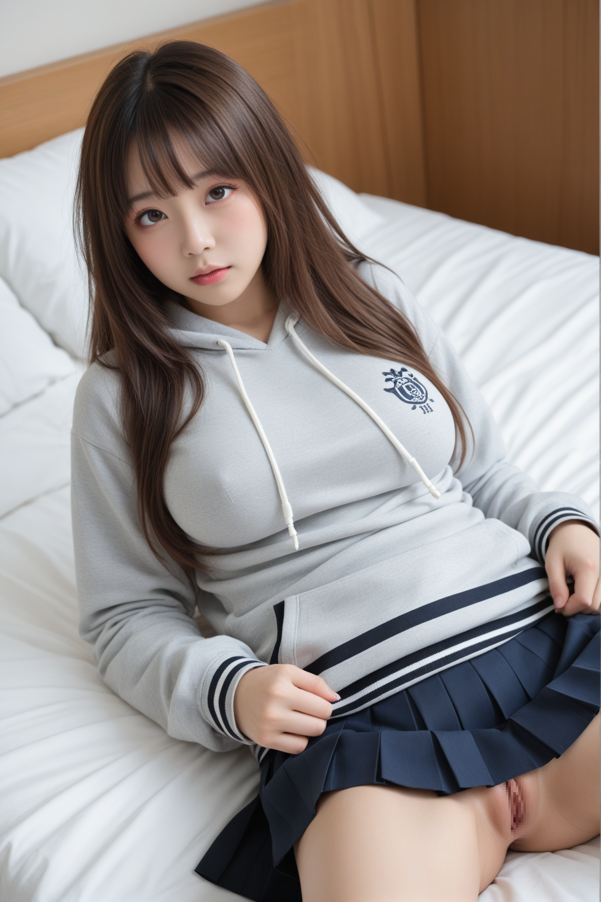 パーカー女子高生